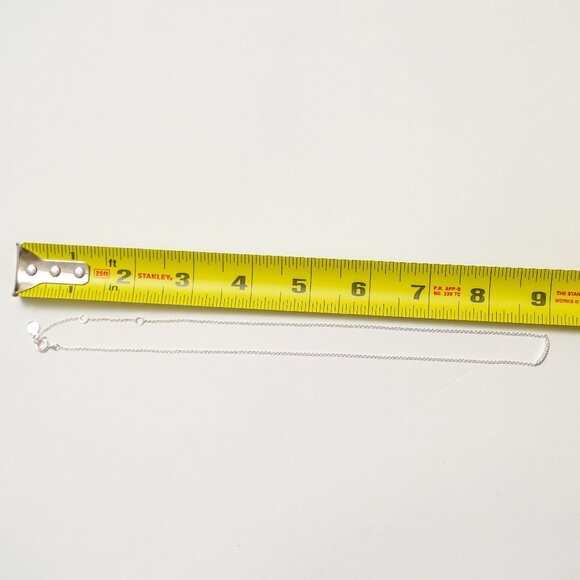 Gorjana Dainty Silver Tone Rhinestone Necklace - Picture 5 of 5